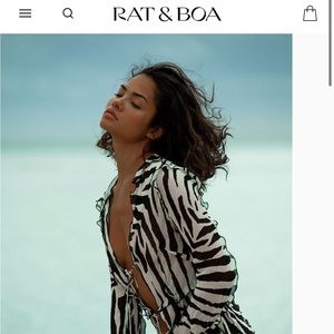 RAT AND BOA ZEPHYR BLOUSE - SIZE S